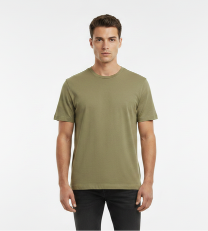 HUGO Men's Plain Premium Cotton Luxury T-Shirt