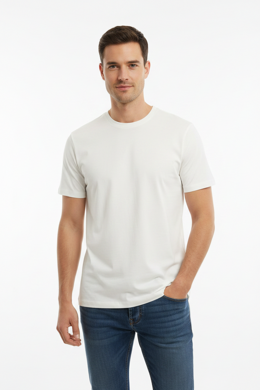 HUGO Men's Plain Premium Cotton Luxury T-Shirt