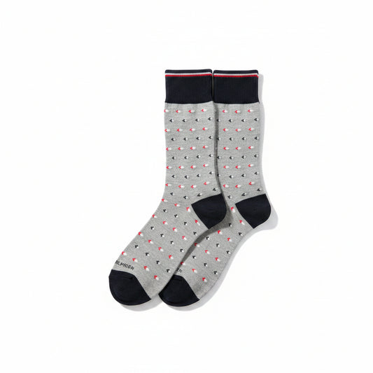 Tommy Hilfiger Men's Dotted Geometric Casual Socks - 3 Pack