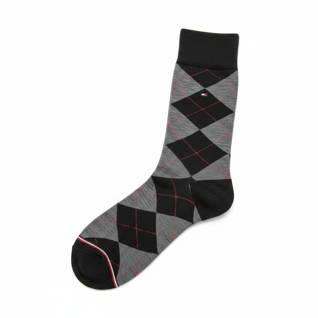 Tommy Hilfiger Men's Classic Argyle Dress Socks - 3 Pack