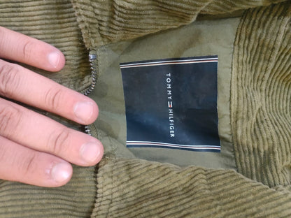 Tommy Hilfiger Full Zip Corduroy Jacket with Front Pockets