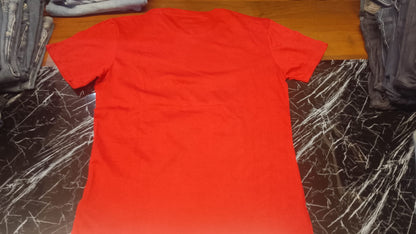 Tommy Jeans Minimalist Script Logo T-Shirt - Red