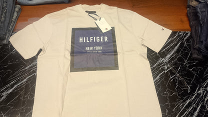 Tommy Hilfiger Box Graphic T-Shirt - Cream / Beige