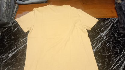 Tommy Jeans Minimalist Chest Logo T-Shirt - Beige