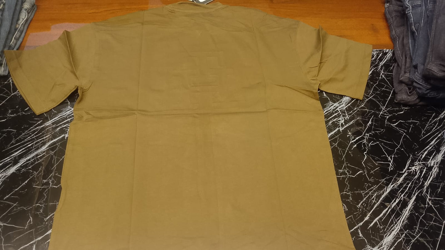 Tommy Hilfiger Monogram Embossed T-Shirt - Olive