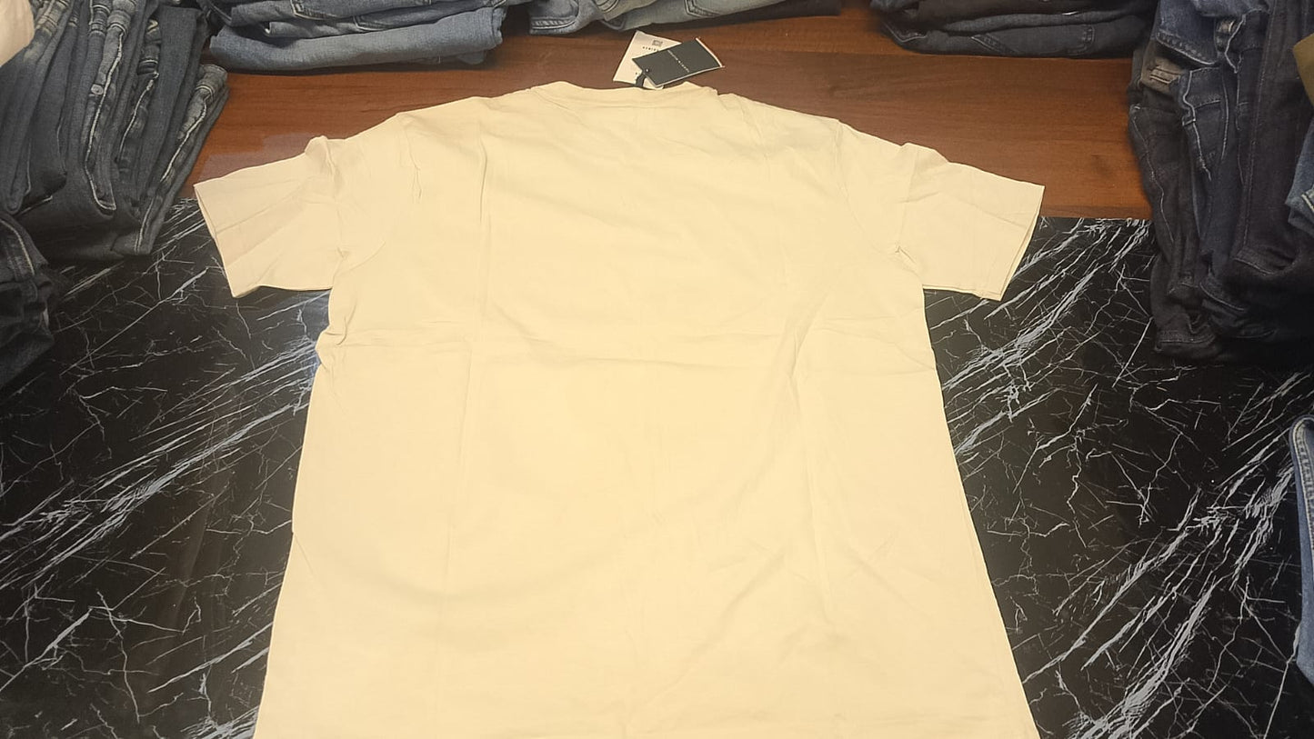 Tommy Hilfiger Box Logo Graphic T-Shirt - Cream / Beige