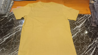 Tommy Jeans Gradient Logo T-Shirt - Mustard Yellow