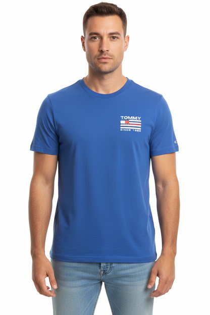 Tommy Jeans "Since 1985" Flag Chest Logo Crewneck T-Shirt