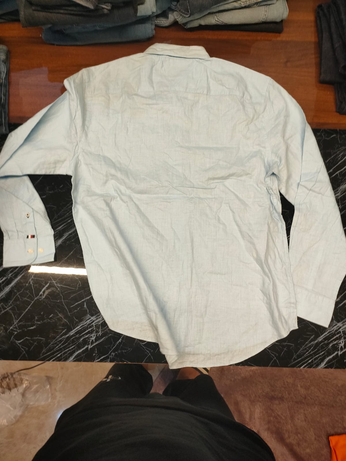 Tommy Hilfiger Long Sleeve Linen Shirt