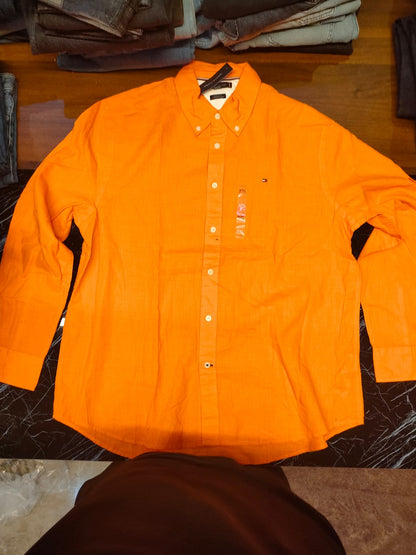 Tommy Hilfiger Long Sleeve Linen Shirt