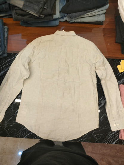 Tommy Hilfiger Long Sleeve Cotton Linen Shirt