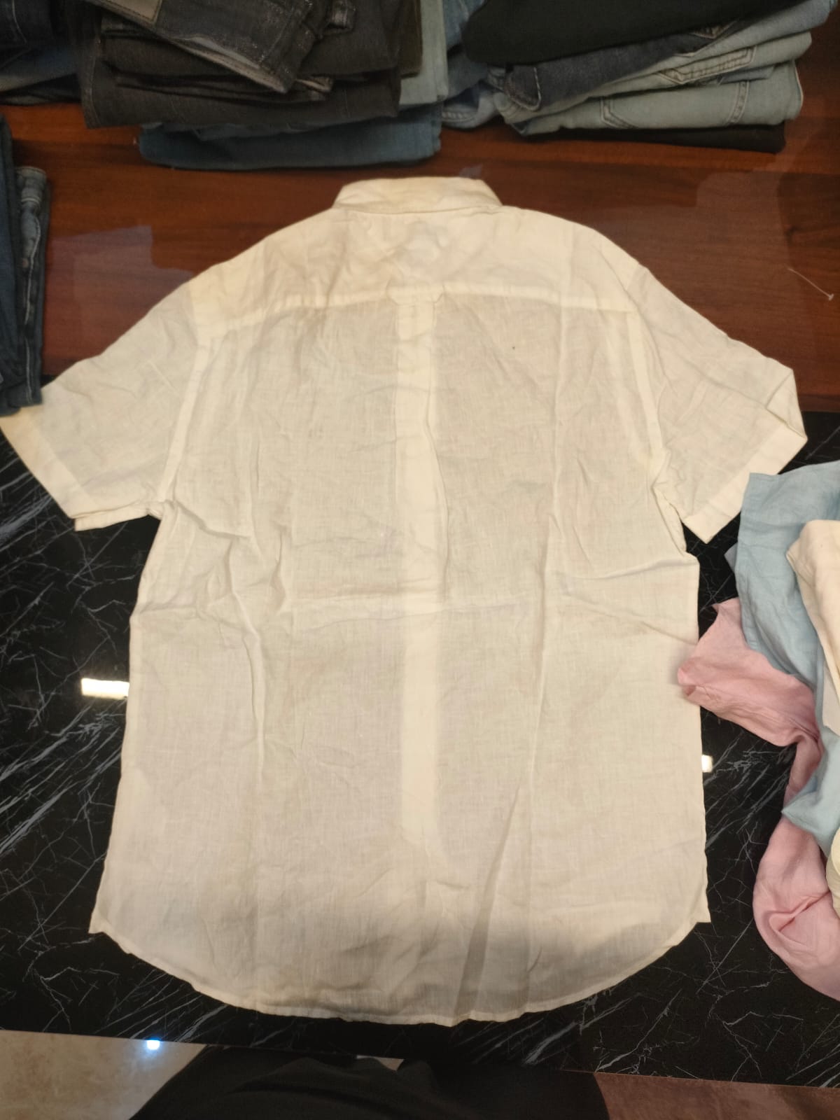 Tommy Hilfiger Short Sleeve Linen Shirt