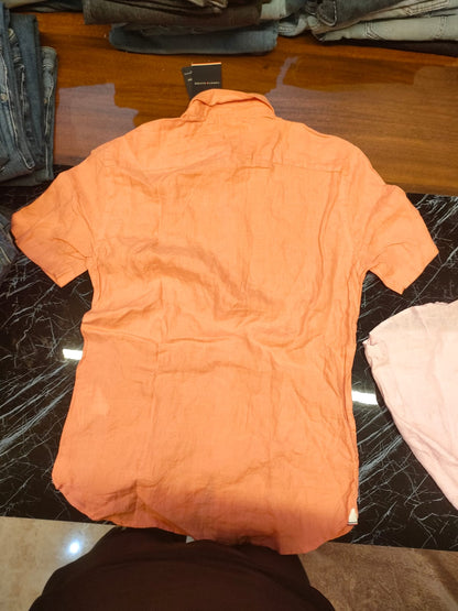 Tommy Hilfiger Short Sleeve Linen Shirt
