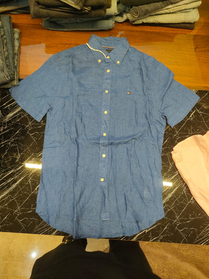 Tommy Hilfiger Short Sleeve Linen Shirt