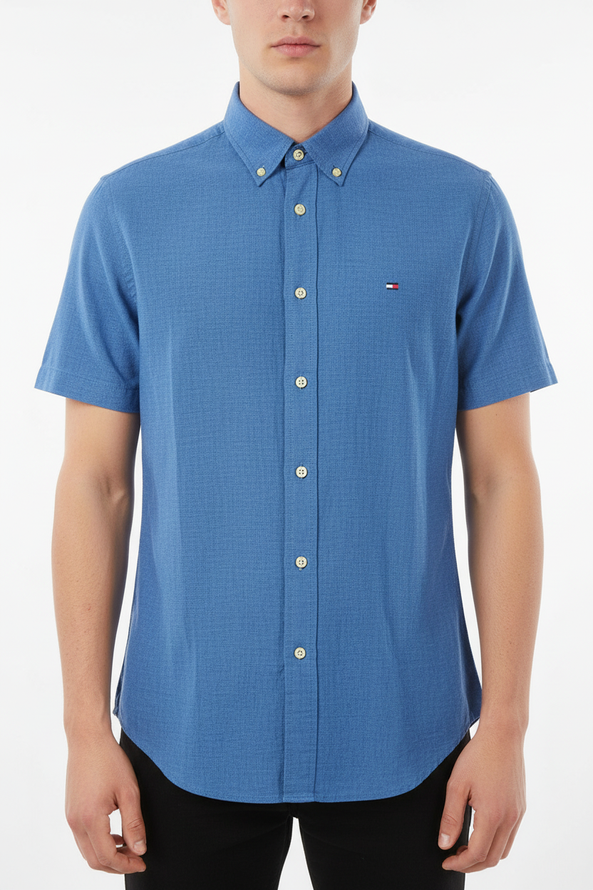 Tommy Hilfiger Short Sleeve Linen Shirt