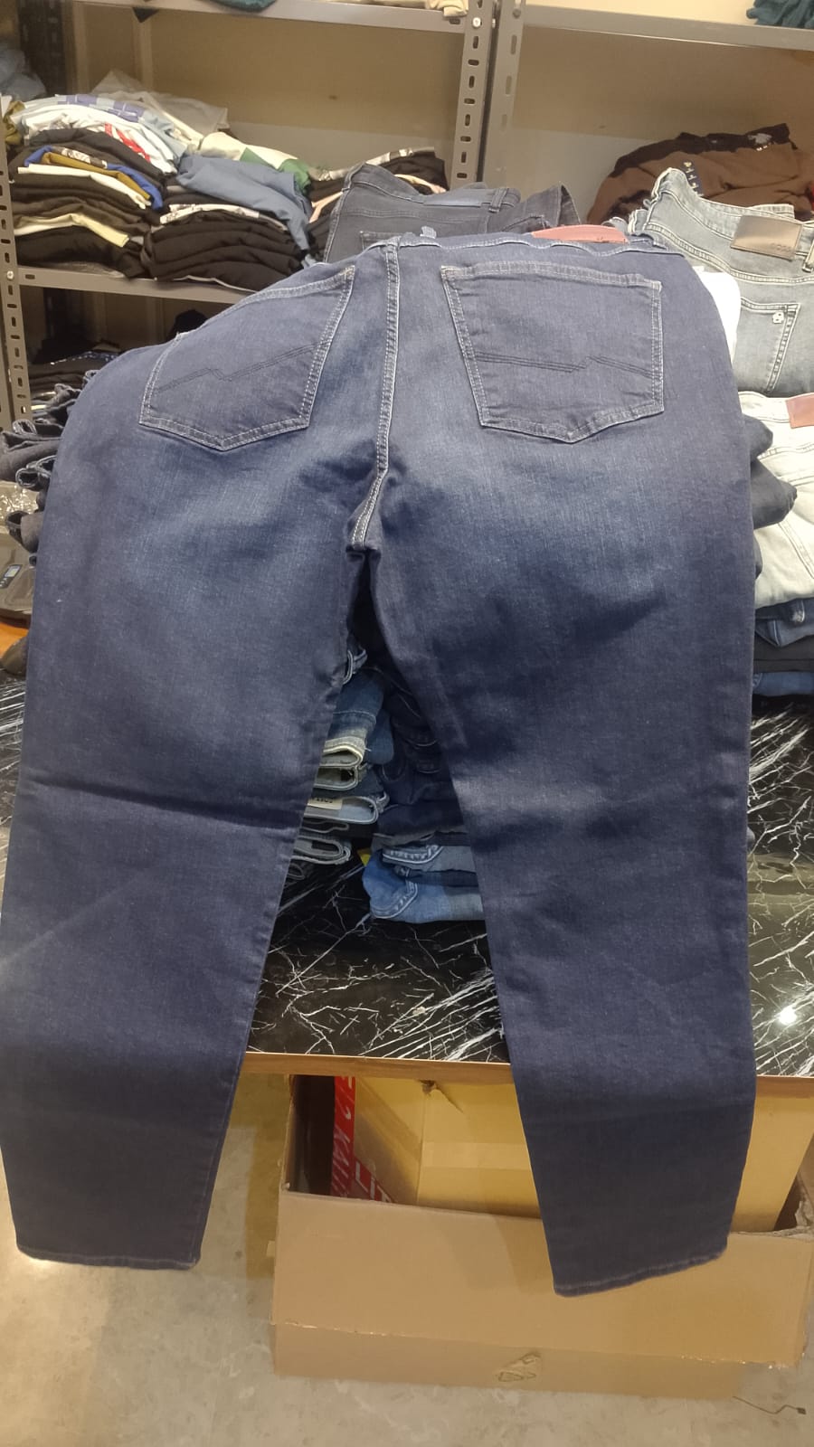 Bugatti Men's Modern Straight Stretch Denim Jeans
