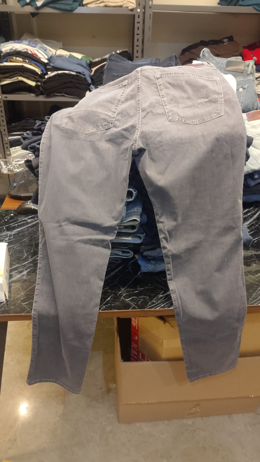 Bugatti Men's Modern Straight Stretch Denim Jeans