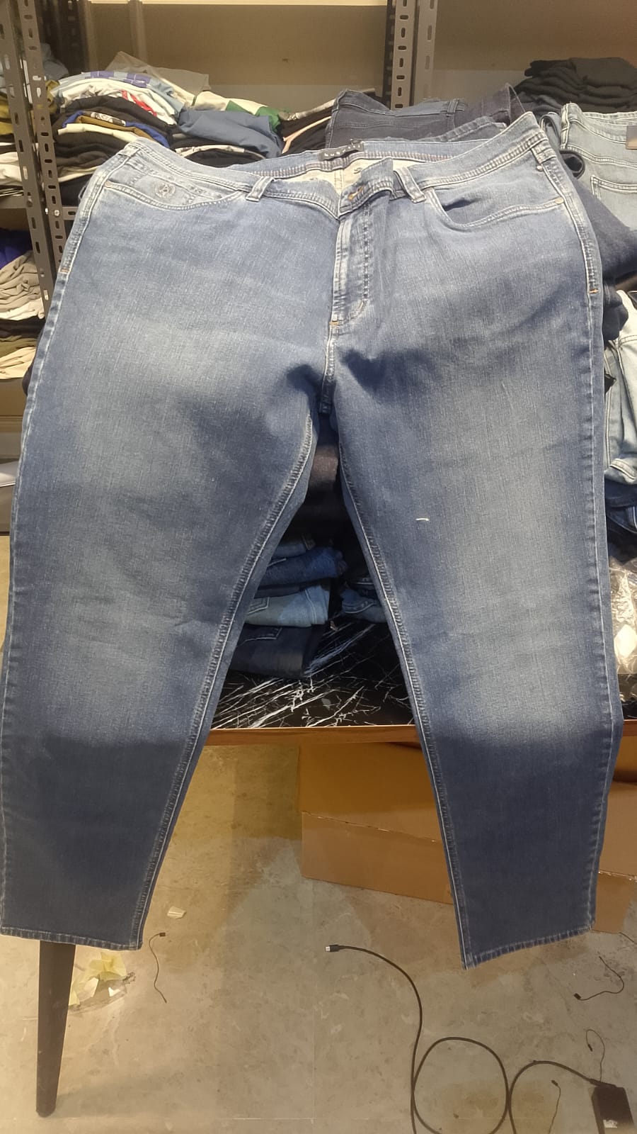 Bugatti Men's Modern Straight Stretch Denim Jeans