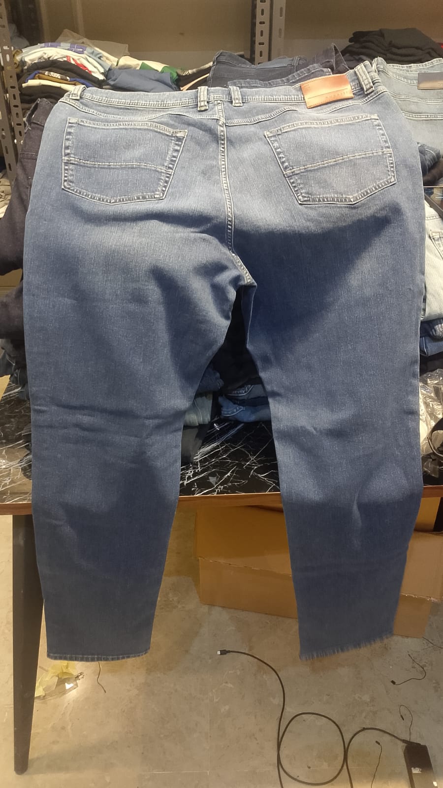 Bugatti Men's Modern Straight Stretch Denim Jeans
