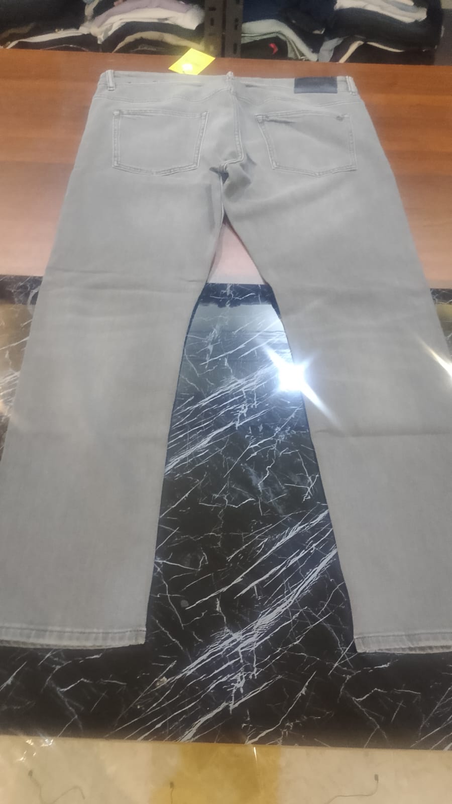 BOSS Men's Maine Regular Fit Straight Denim Jeans