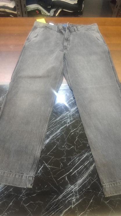 HUGO Men's Loose Fit Utility Denim Trousers
