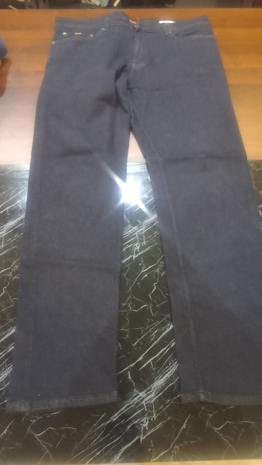 BOSS Men's Delaware Slim Fit Stretch Denim Jeans