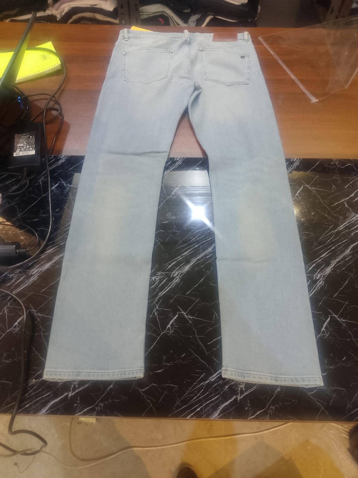 BOSS Men's Delaware Slim Fit Stretch Denim Jeans