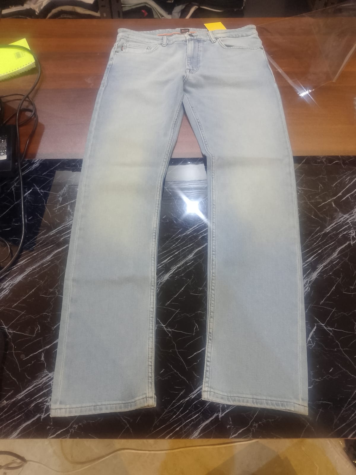 BOSS Men's Delaware Slim Fit Stretch Denim Jeans