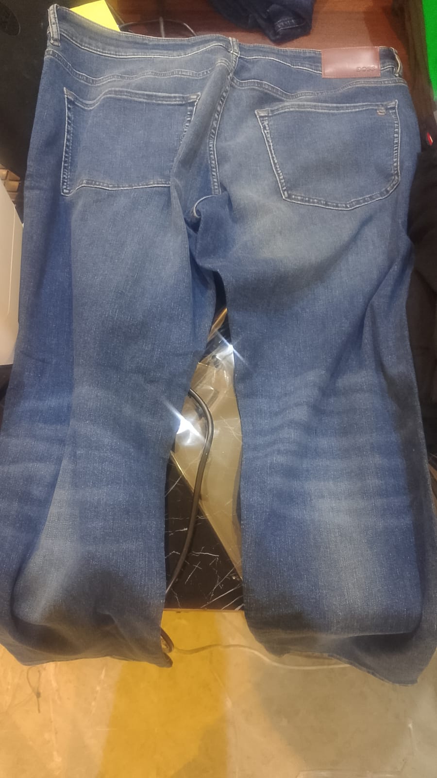 BOSS Men's Delaware Slim Fit Stretch Denim Jeans