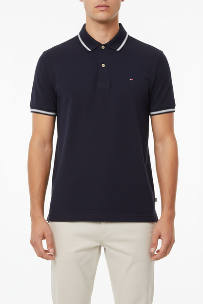 Tommy Hilfiger Tipped Collar & Cuff Polo Shirt