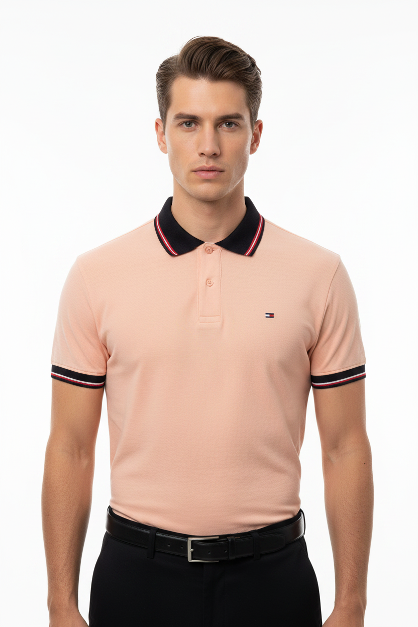 Tommy Hilfiger Tipped Collar & Cuff Polo Shirt