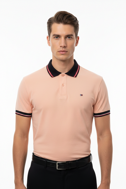 Tommy Hilfiger Tipped Collar & Cuff Polo Shirt
