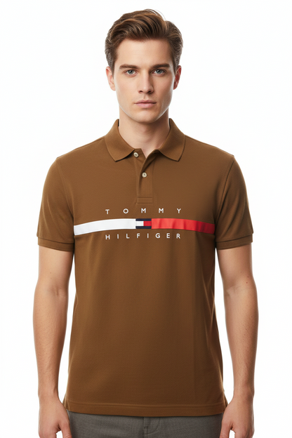Tommy Hilfiger Signature Chest Stripe Polo Shirt