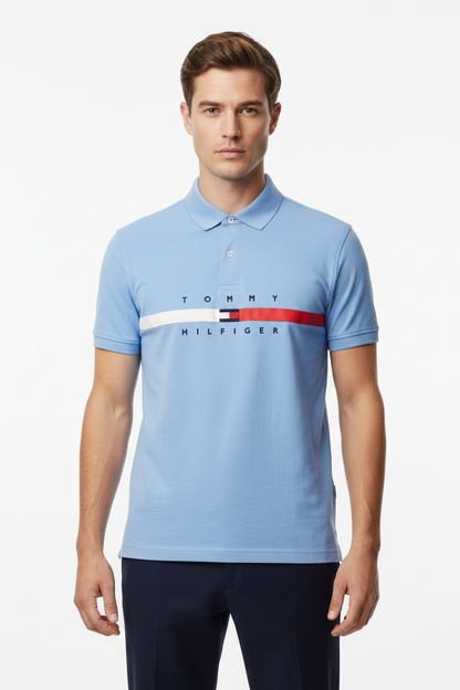 Tommy Hilfiger Signature Chest Stripe Polo Shirt