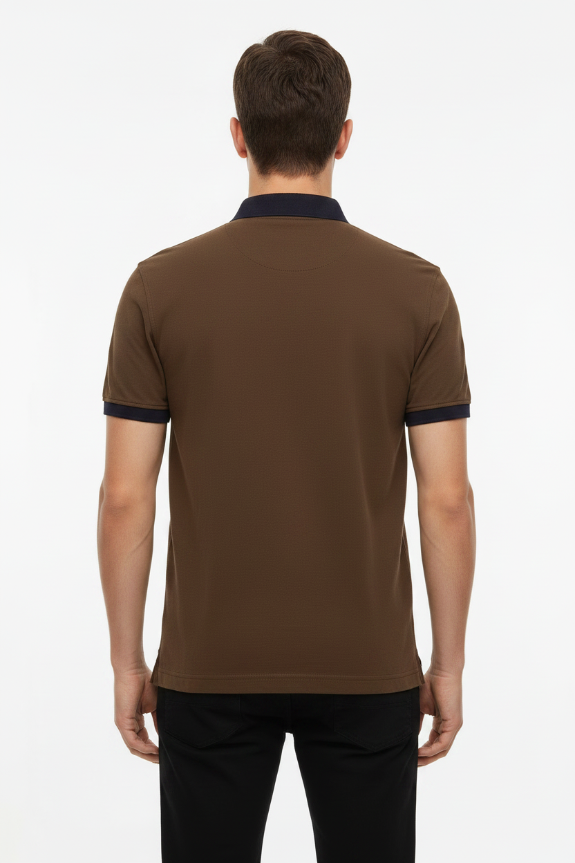 Tommy Hilfiger Contrast Collar Classic Fit Polo Shirt