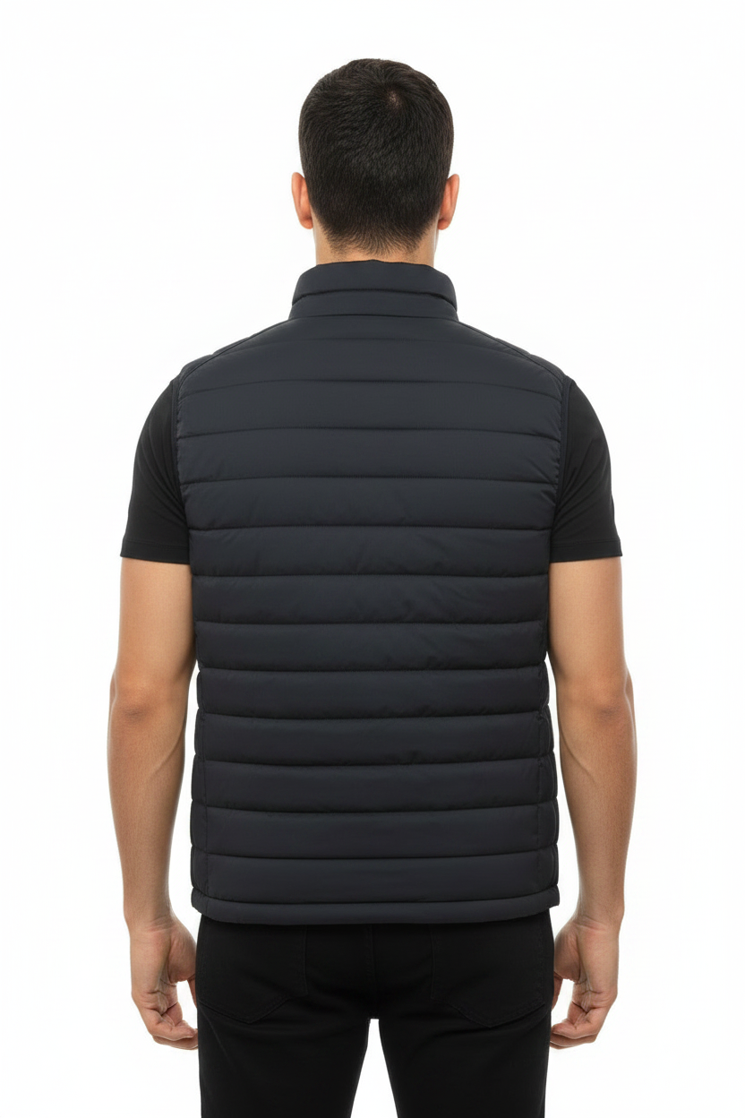 Michael Kors Men's Sustainable Insulation Quilted Puffer Vest