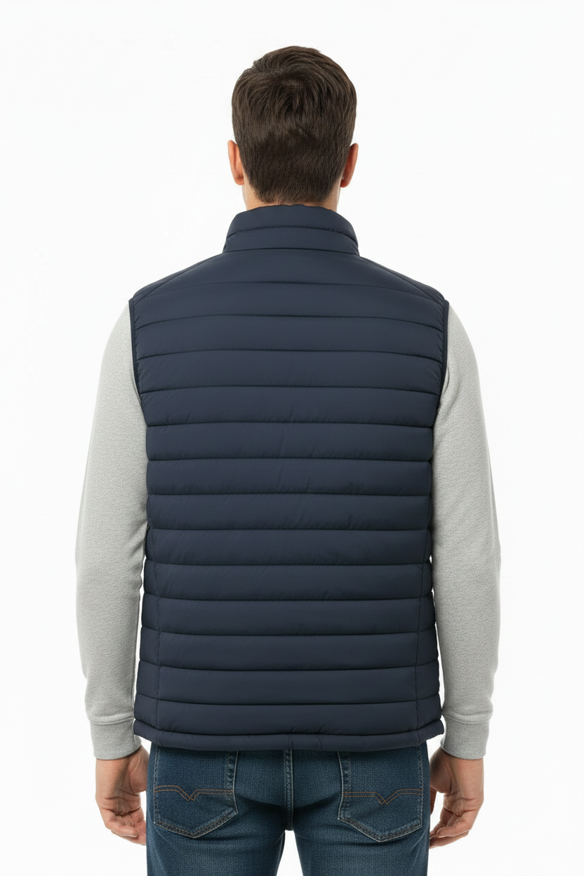 Michael Kors Men's Sustainable Insulation Quilted Puffer Vest