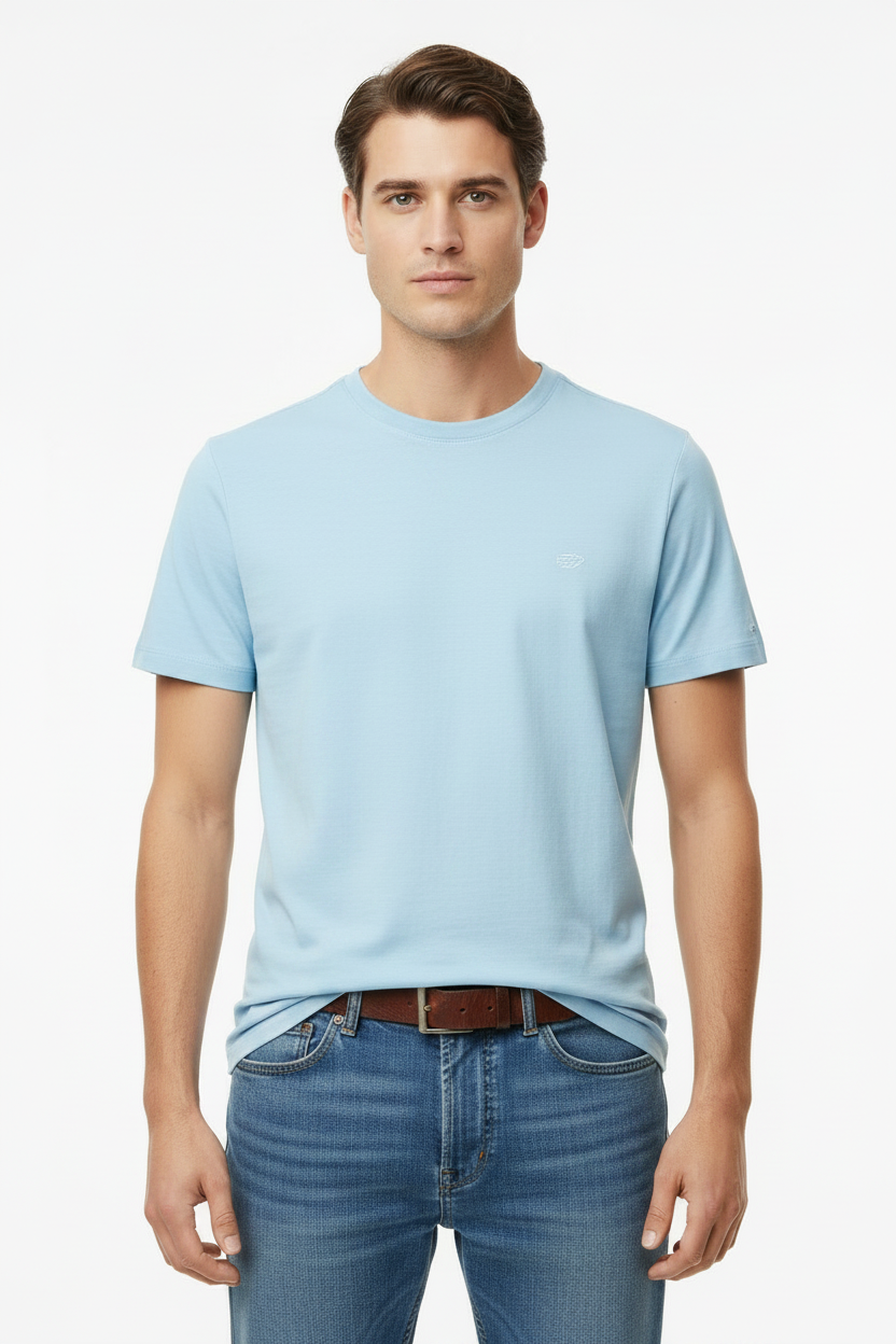 Tommy Jeans Men's Slub Textured Tonal Logo T-Shirt