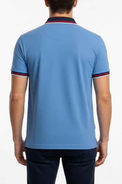U.S. Polo Assn. Men's Tipped Collar Luxury Polo Shirt