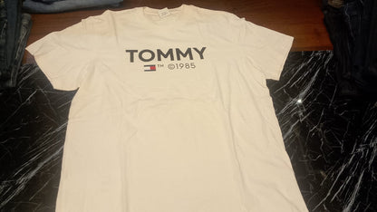 Tommy Hilfiger Classic Logo 1985 T-Shirt - Off-White / Cream
