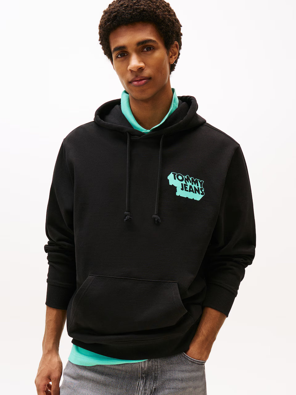 Tommy Jeans Men’s Hoodie – 3D Raised Logo