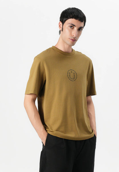 BOSS Men's Royal Blue Vertical Fade-Effect Stripe Luxury T-Shirt