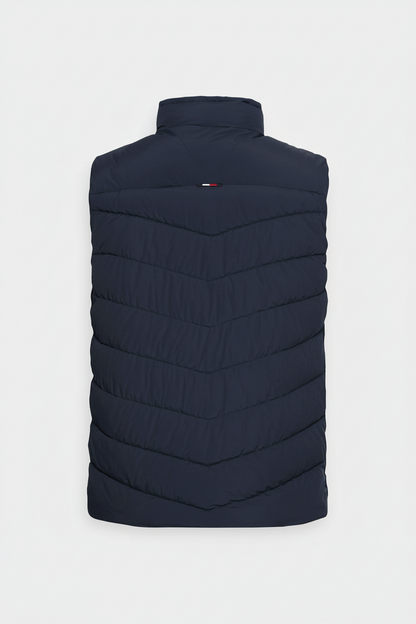 Tommy Hilfiger Men's Logo Stripe Puffer Vest
