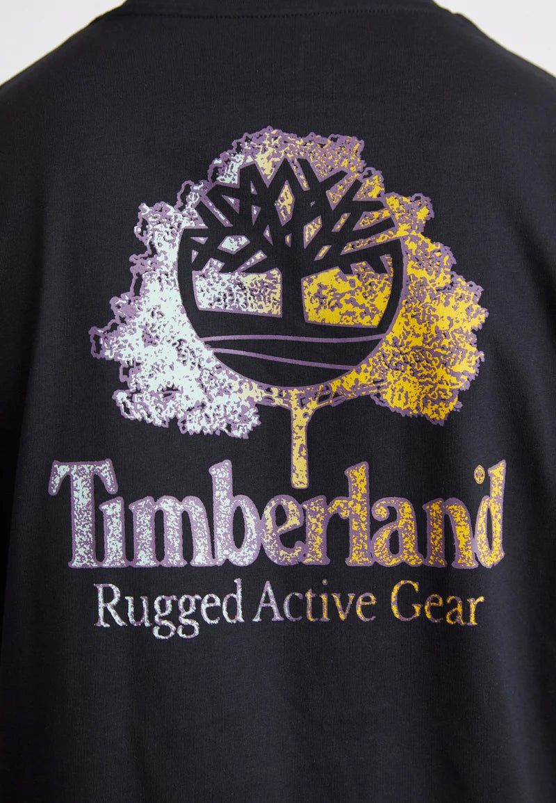 Timberland Men's Rugged Active Gear Tree Graphic T-Shirt - Black