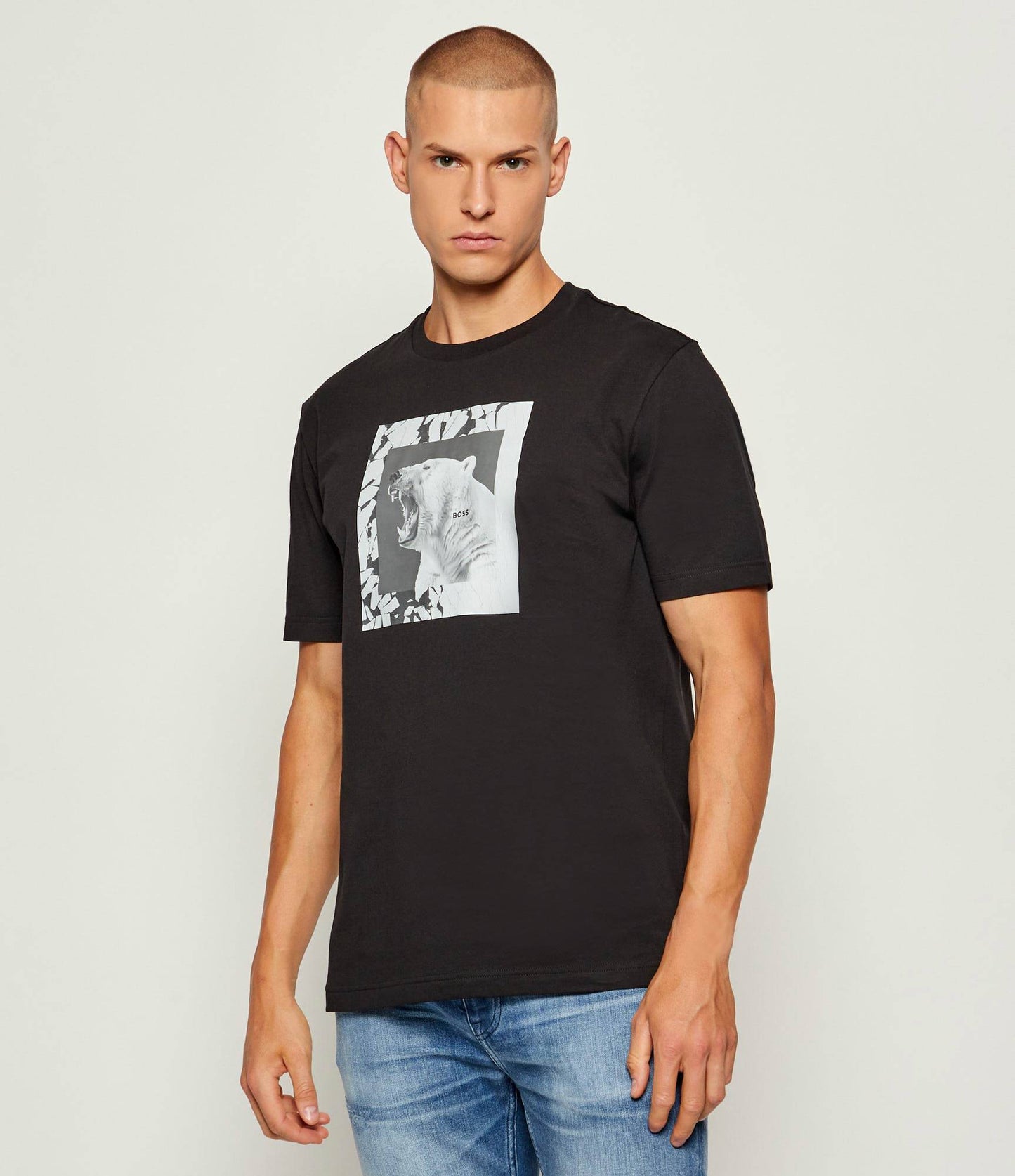 BOSS Men's Predator Graphic Premium Cotton T-Shirt