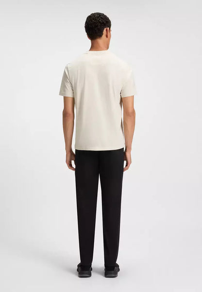 BOSS Men's Monogram Grid Block Logo Luxury T-Shirt