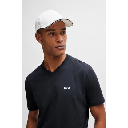 BOSS Green Men's V-Neck Stretch Cotton T-Shirt