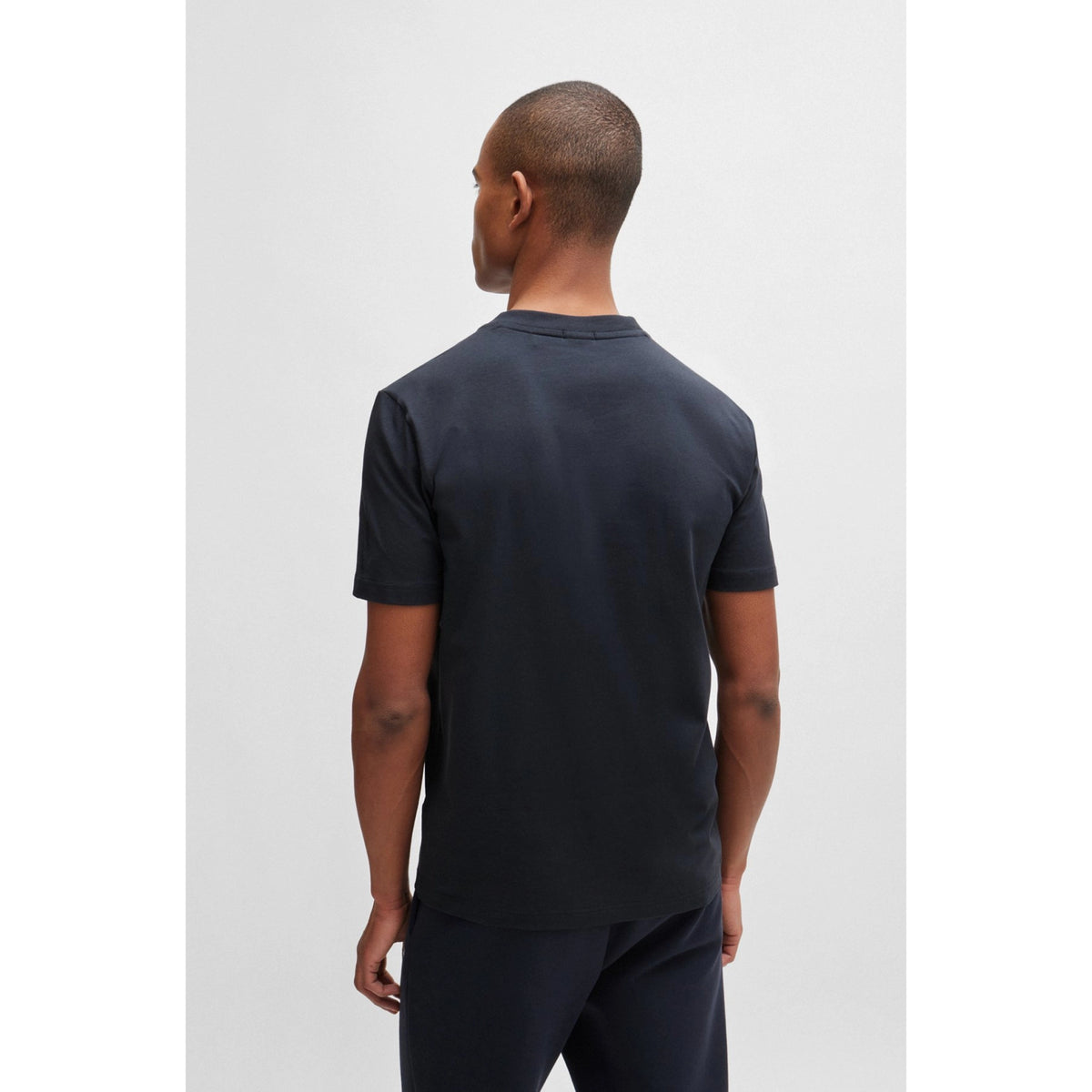 BOSS Green Men's V-Neck Stretch Cotton T-Shirt
