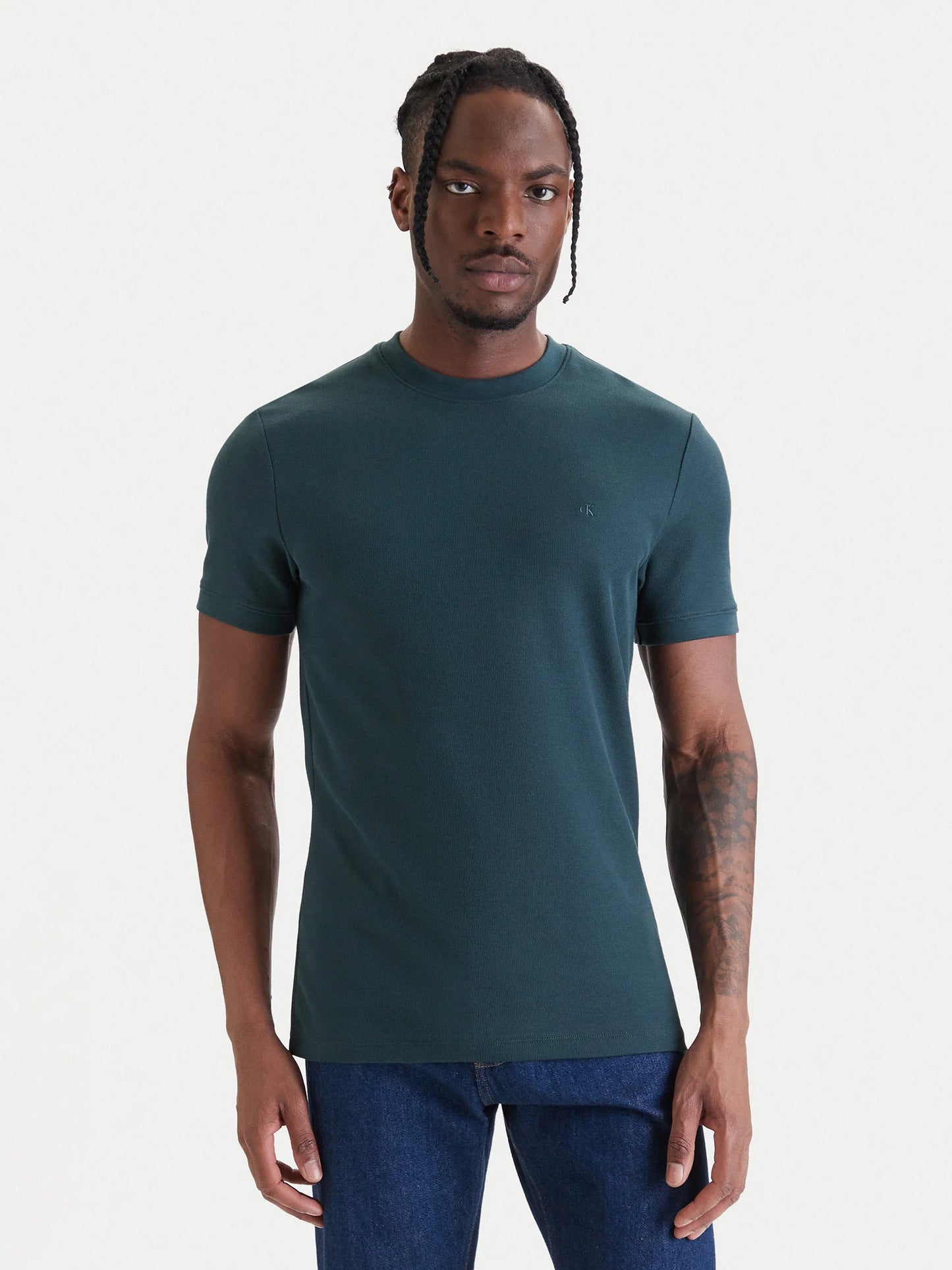 Premium Calvin Klein Textured Cotton Tee