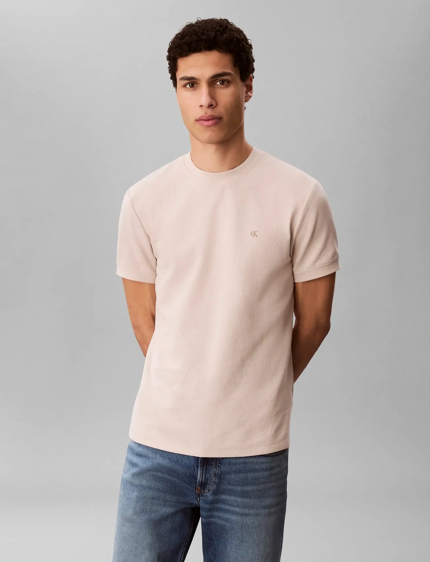 Premium Calvin Klein Textured Cotton Tee